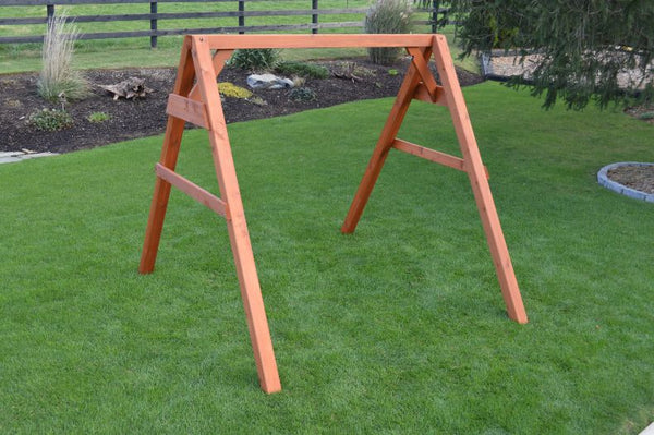 A-Frame Wood Stand for Swing or Swingbed (Hangers Included)