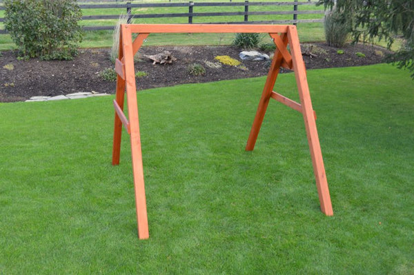 A-Frame Wood Stand for Swing or Swingbed (Hangers Included)
