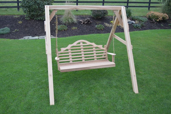 A-Frame Wood Stand for Swing or Swingbed (Hangers Included)