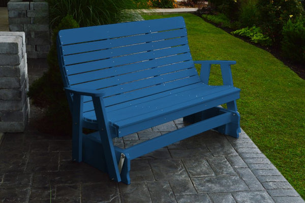 Winston Glider Bench in HDPE Poly Lumber
