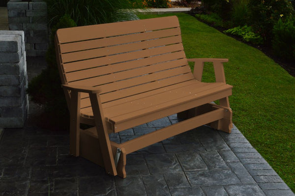 Winston Glider Bench in HDPE Poly Lumber