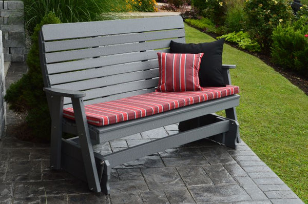 Winston Glider Bench in HDPE Poly Lumber