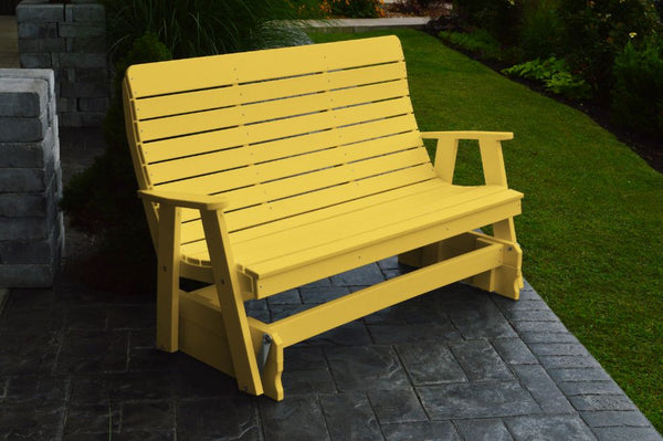 Winston Glider Bench in HDPE Poly Lumber