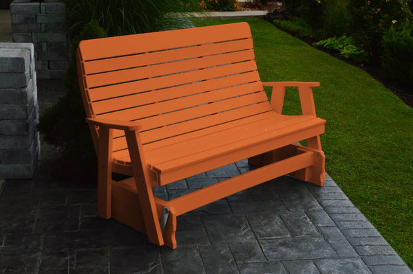 Winston Glider Bench in HDPE Poly Lumber
