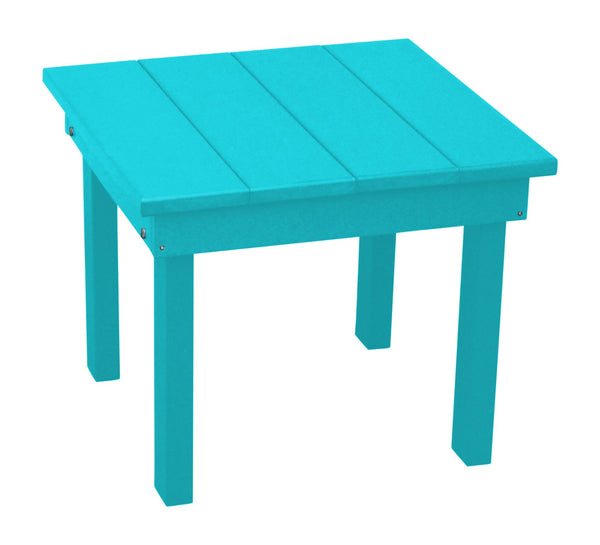Square Hampton Small End Table in HDPE Poly Lumber