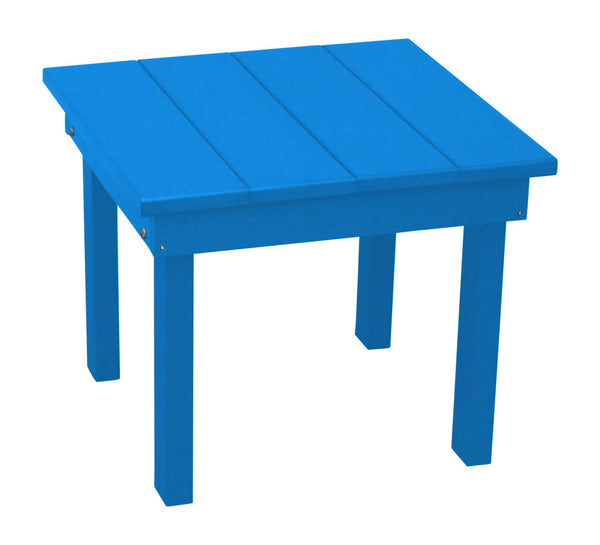 Square Hampton Small End Table in HDPE Poly Lumber