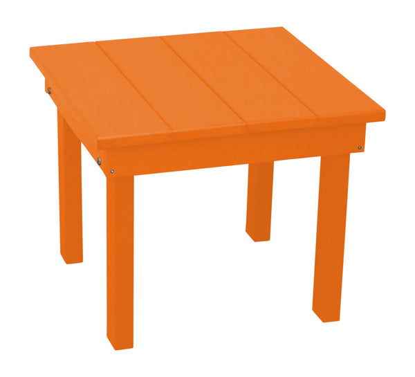 Square Hampton Small End Table in HDPE Poly Lumber