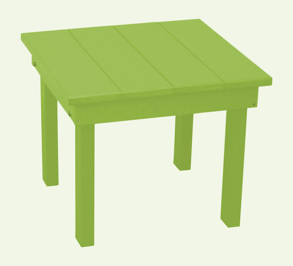 Square Hampton Small End Table in HDPE Poly Lumber