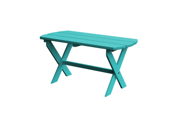 Folding Oval Coffee Table in HDPE Poly