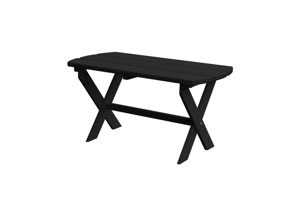 Folding Oval Coffee Table in HDPE Poly