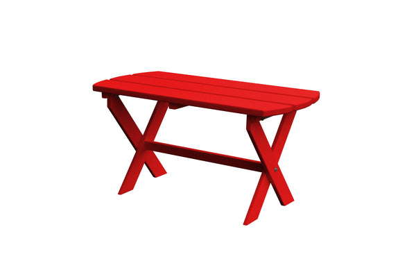 Folding Oval Coffee Table in HDPE Poly