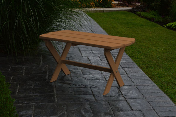 Folding Oval Coffee Table in HDPE Poly