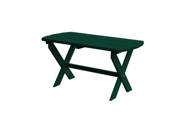 Folding Oval Coffee Table in HDPE Poly