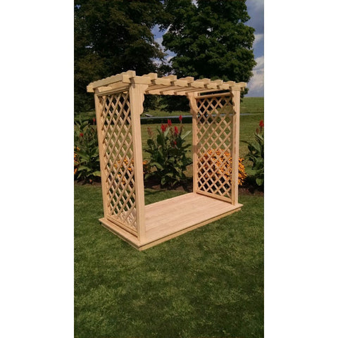 Covington Arbor & Deck in Pine - Buy Online at dailyhubess.shop