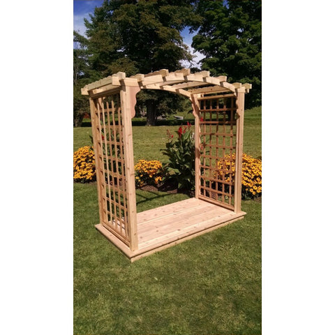 Cambridge Arbor & Deck in Cedar Wood - Buy Online at dailyhubess.shop
