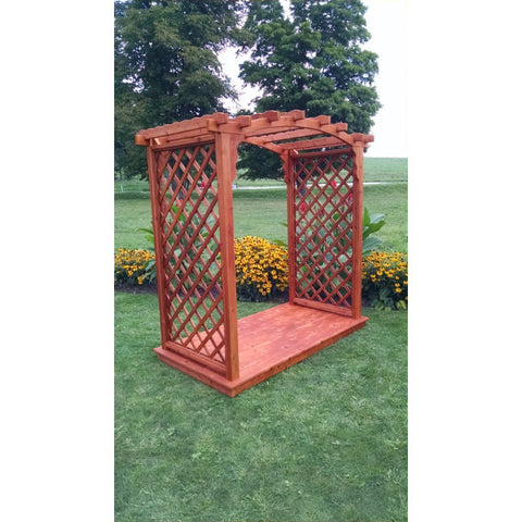 Jamesport Arbor & Deck in Cedar - Buy Online at dailyhubess.shop