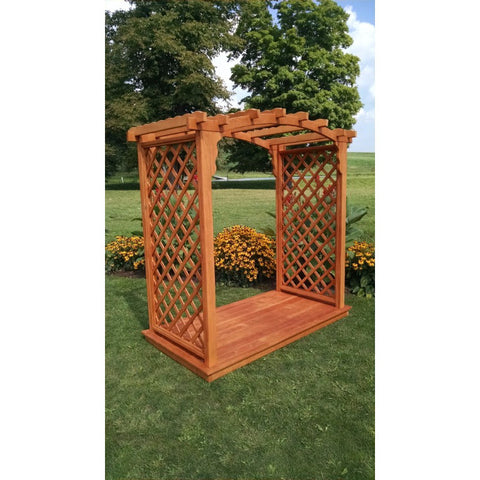 Jamesport Arbor & Deck in Pine - Buy Online at dailyhubess.shop