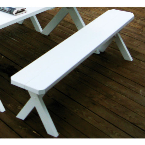 Cross-leg Bench 5, 6, & 8 Ft. in Yellow Pine - Buy Online at dailyhubess.shop