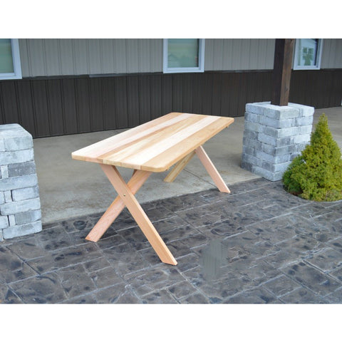 Cross-leg Table in Cedar - Buy Online at dailyhubess.shop