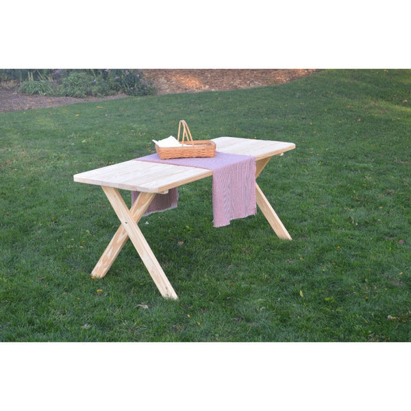 Cross-leg Table in Pressure Treated Pine - Buy Online at dailyhubess.shop