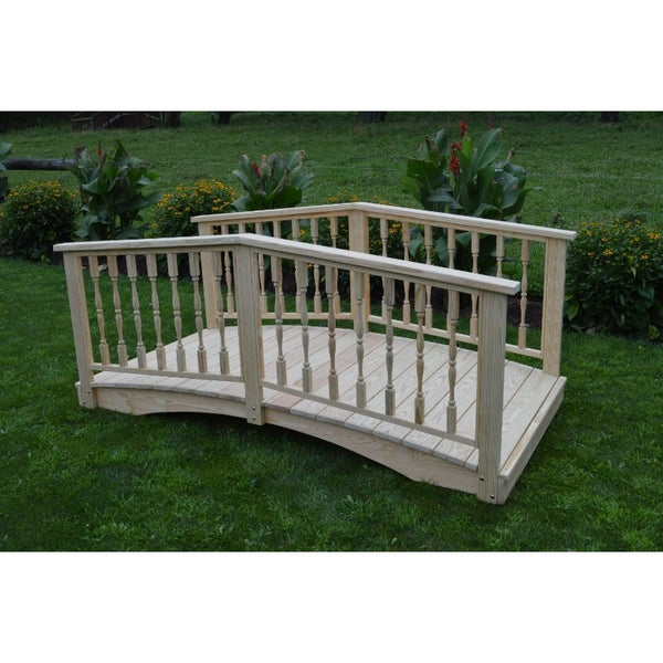 3 & 4 Ft. Wide Spindle Bridge in Pressure Treated Pine - Buy Online at dailyhubess.shop