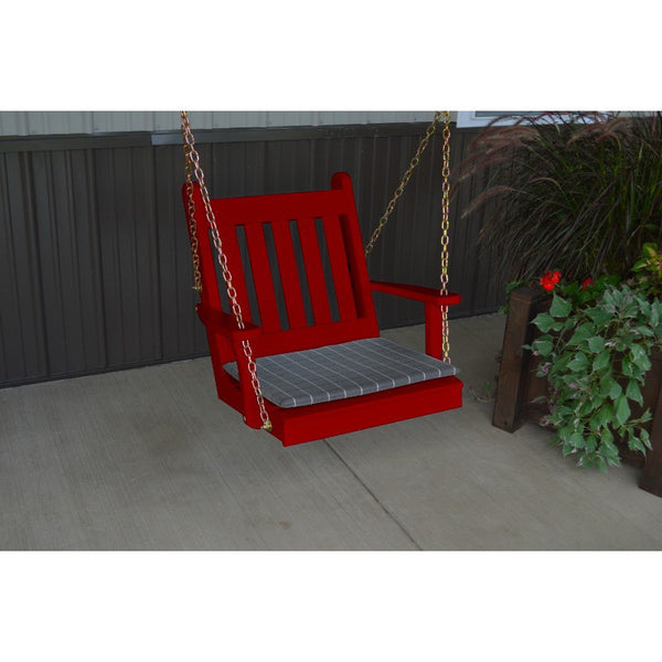2 Ft. Wide Traditional English Chair Swing in Yellow Pine - Buy Online at dailyhubess.shop