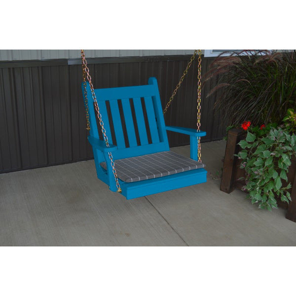 2 Ft. Wide Traditional English Chair Swing in Yellow Pine - Buy Online at dailyhubess.shop
