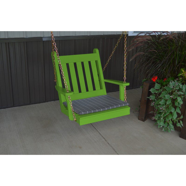 2 Ft. Wide Traditional English Chair Swing in Yellow Pine - Buy Online at dailyhubess.shop
