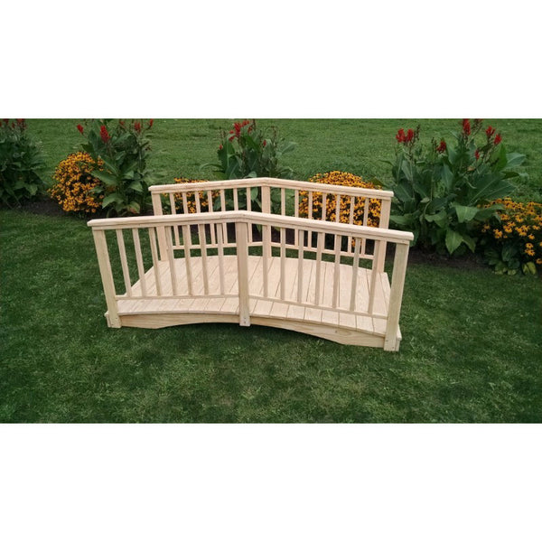 Baluster Garden Bridge w/ Rails - Pine - Buy Online at dailyhubess.shop