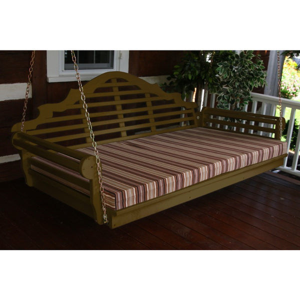 75" Twin Mattress Marlboro Swingbed in Yellow Pine - Buy Online at dailyhubess.shop