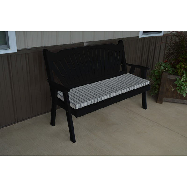 Fanback Garden Bench in Pine - Buy Online at dailyhubess.shop