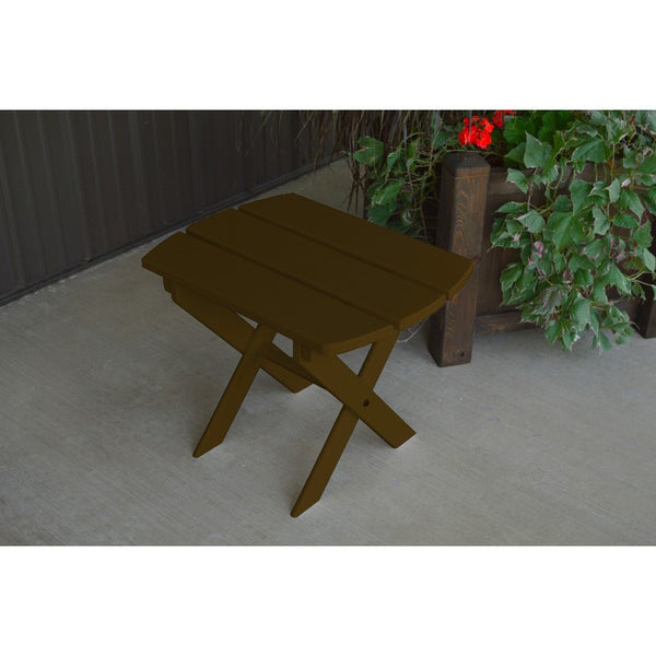 Folding Oval End Table in Pine - Buy Online at dailyhubess.shop