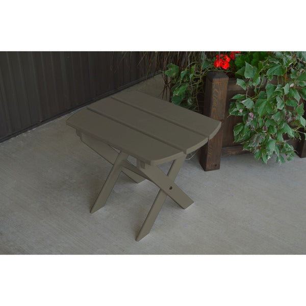 Folding Oval End Table in Pine - Buy Online at dailyhubess.shop