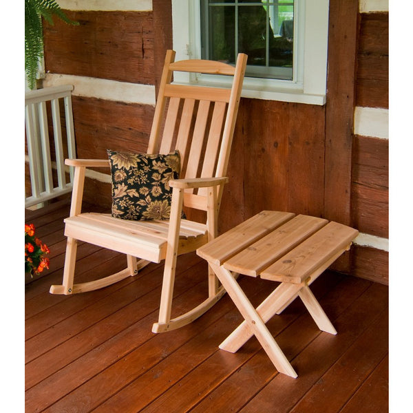 Classic Porch Rocker in Cedar Wood - Buy Online at dailyhubess.shop
