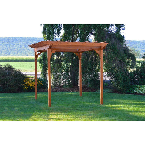 8' x 8' Cedar Wood Pergola w/ Swing Hangers - Buy Online at dailyhubess.shop