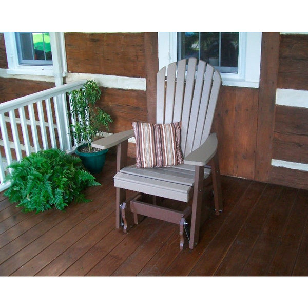 Adirondack Gliding Chair in Poly HDPE Recycled Plastic - Buy Online at dailyhubess.shop