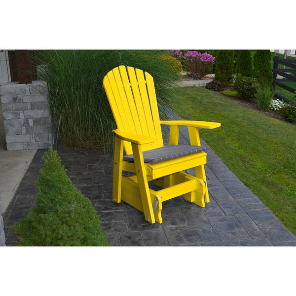 Adirondack Gliding Chair in Poly HDPE Recycled Plastic - Buy Online at dailyhubess.shop
