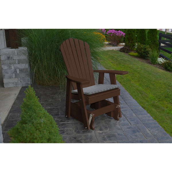 Adirondack Gliding Chair in Poly HDPE Recycled Plastic - Buy Online at dailyhubess.shop