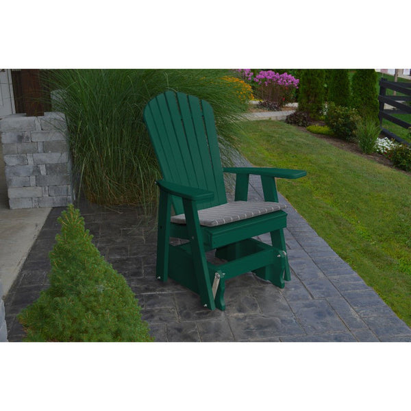 Adirondack Gliding Chair in Poly HDPE Recycled Plastic - Buy Online at dailyhubess.shop