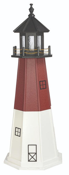 Replica Lighthouses in Painted Wood