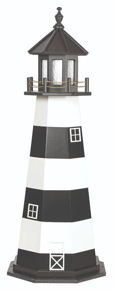 Replica Lighthouses in Painted Wood