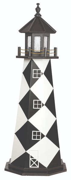 Replica Lighthouses in Painted Wood