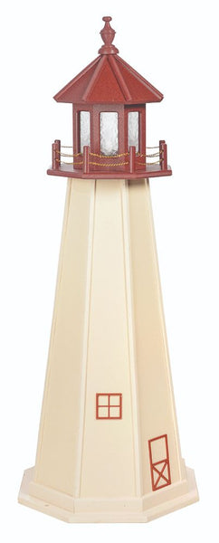 Replica Lighthouses in Painted Wood