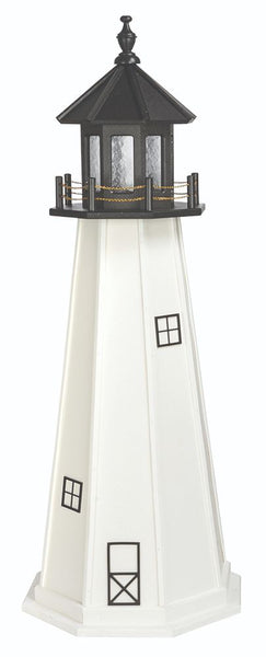 Replica Lighthouses in Painted Wood