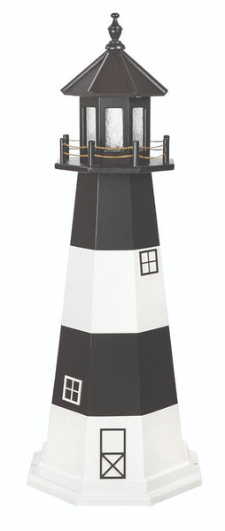 Replica Lighthouses in Painted Wood