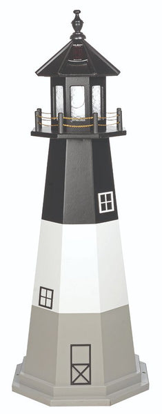 Replica Lighthouses in Painted Wood