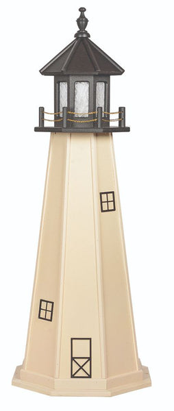 Replica Lighthouses in Painted Wood