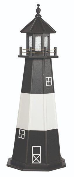 Replica Lighthouses in Painted Wood