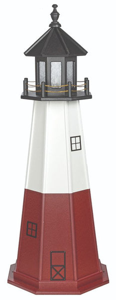 Replica Lighthouses in Painted Wood