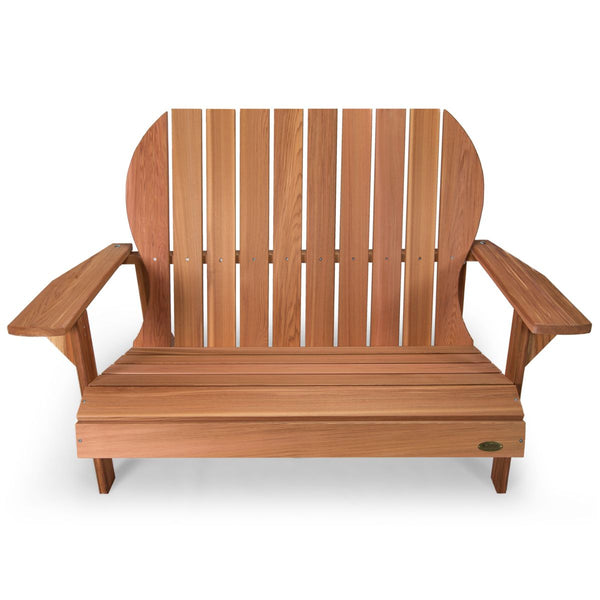 Cedar Loveseat 2 Person Wide Backed Bench